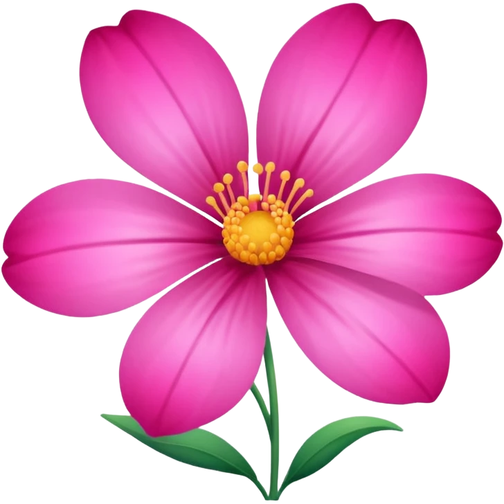 Pink flower emoji
