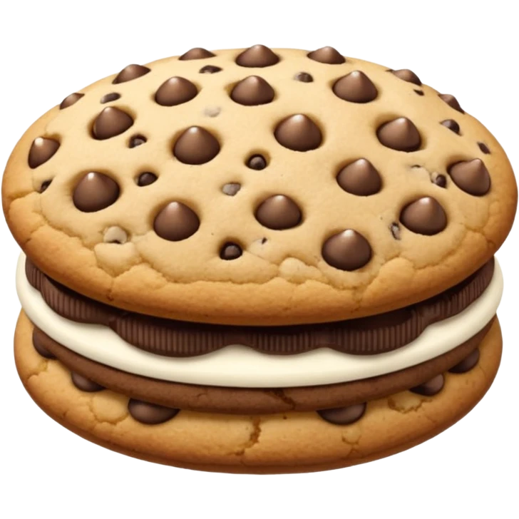 Mushroom cookie  emoji
