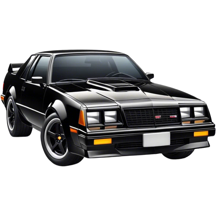 Black GNX car emoji