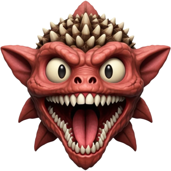 Stranger things demogorgon head emoji