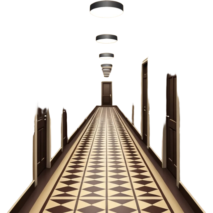 Never ending hallway  emoji