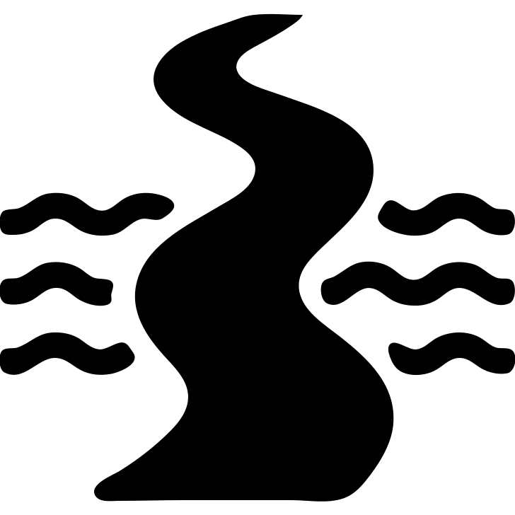 A river emoji