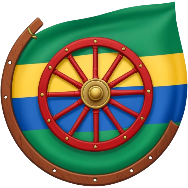 Drapeau gitan emoji