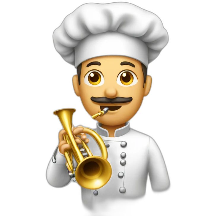trumpet chef emoji
