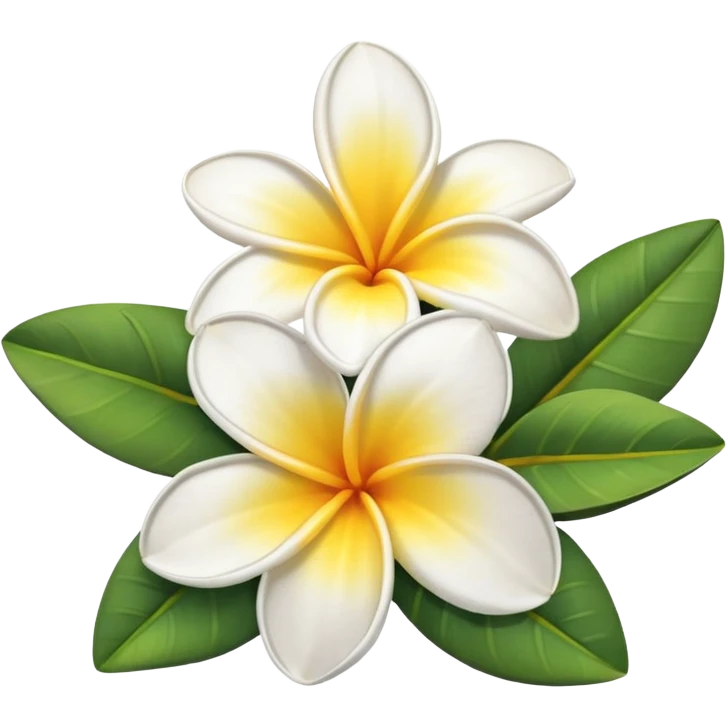 frangipani flower emoji