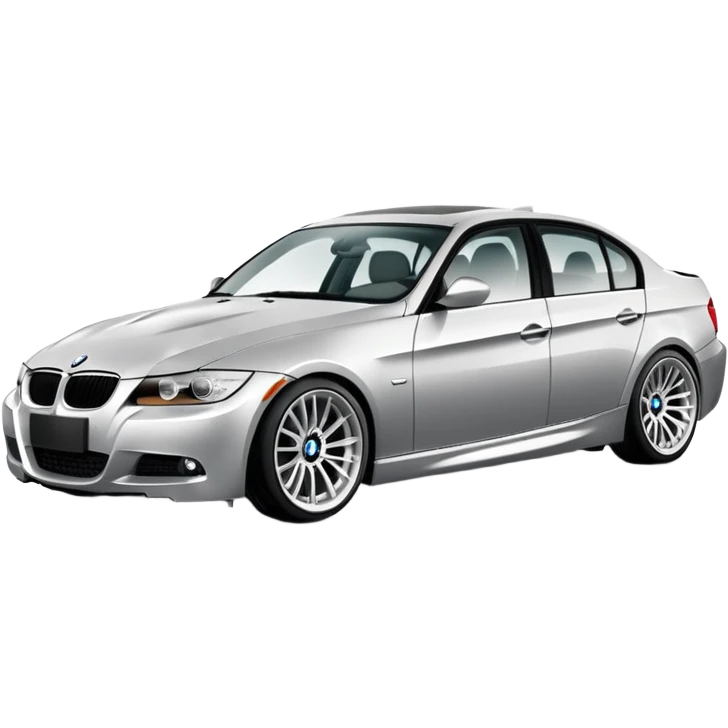 Silver 2011 bmw 335d on silver apex arc 8 wheels  emoji