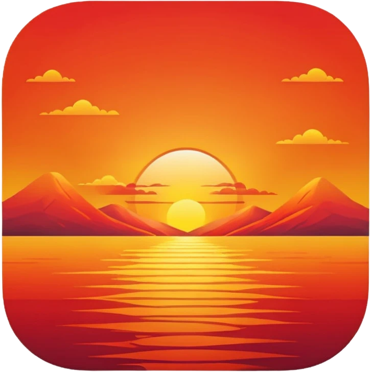 sunset emoji
