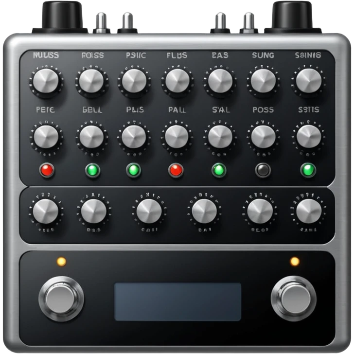 Music processor pedal emoji