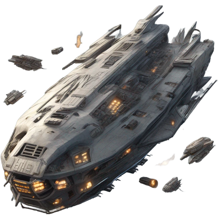 broken space ship emoji