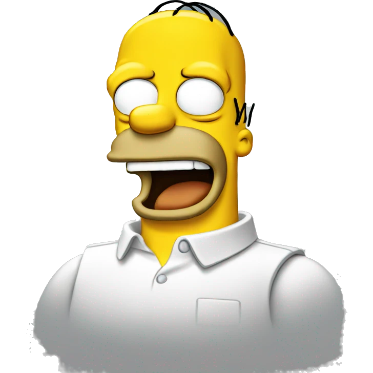 Homer simpson emoji