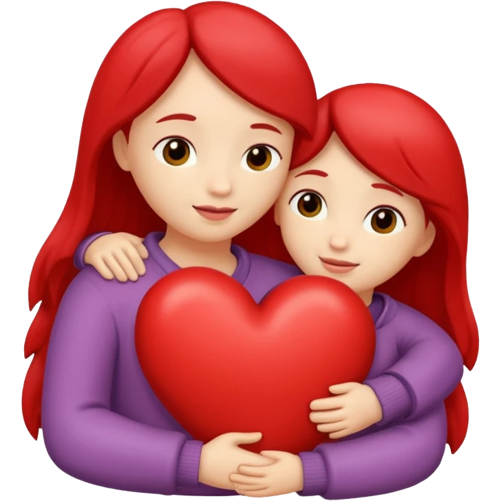 heart hug emoji