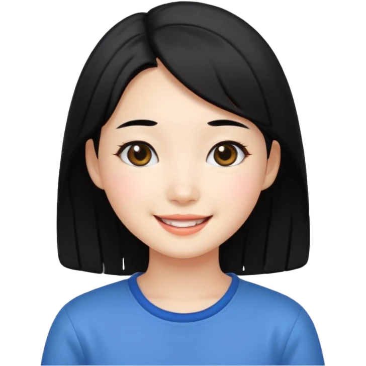 Cute korean girl  emoji