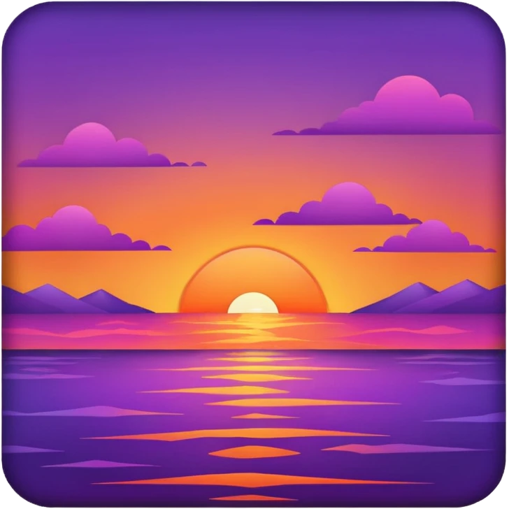 sunset emoji