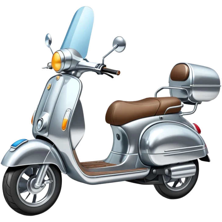 Scooter with mirrors emoji
