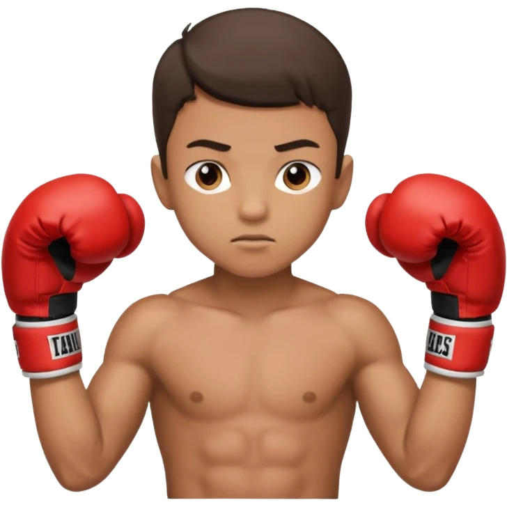 young boy professional boxer emoji