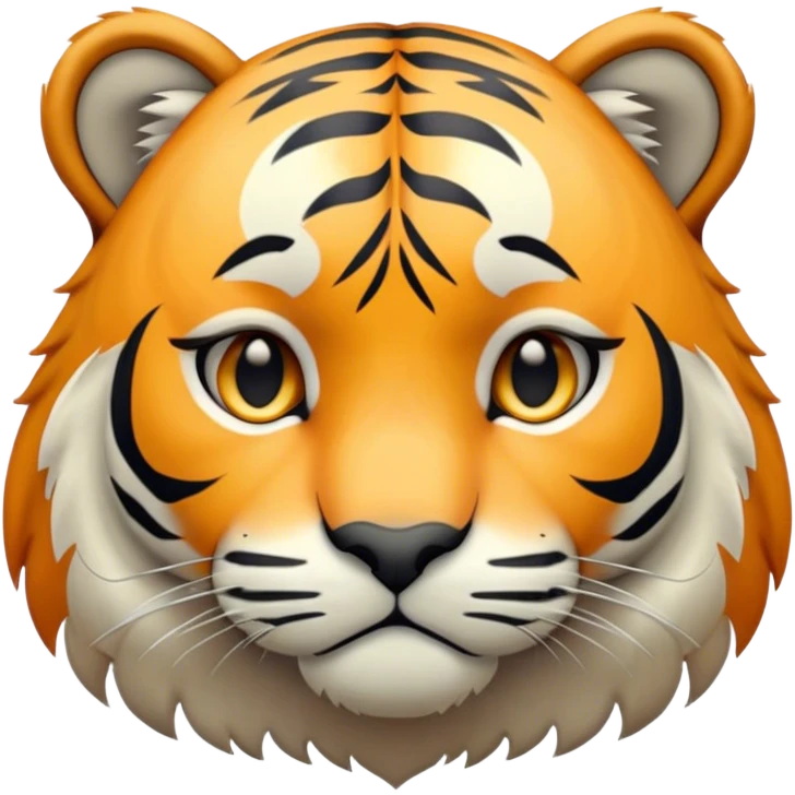 Sad tiger emoji