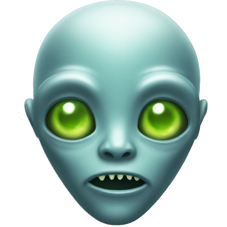 Alien head emoji