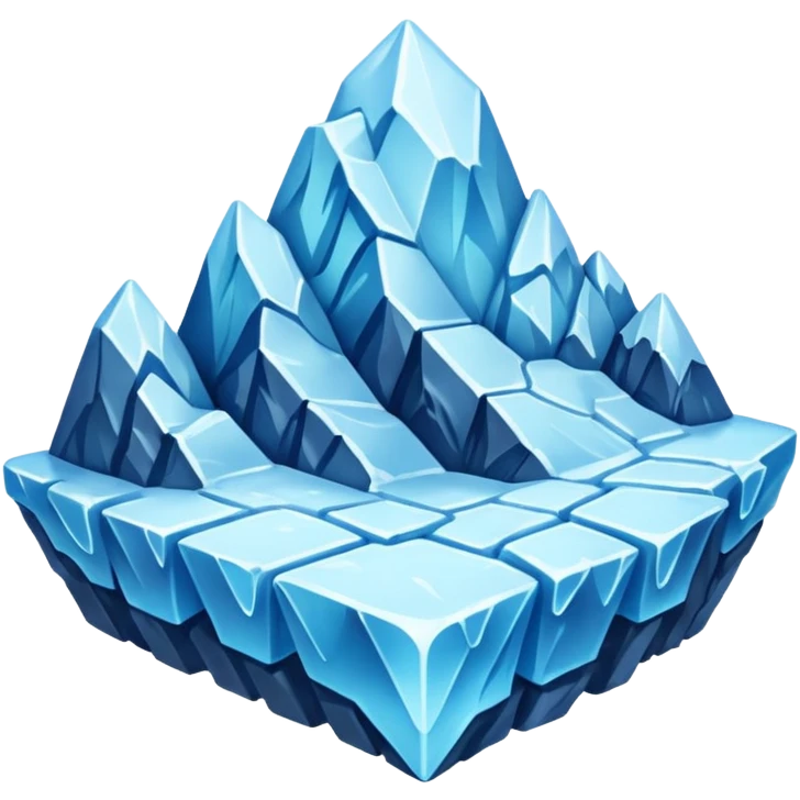 Glacier Forming emoji