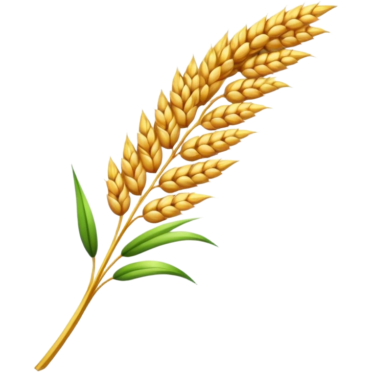 Ear of wheat emoji