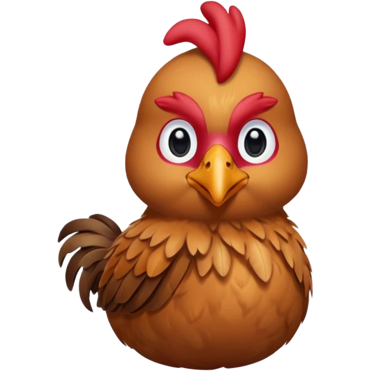 make a Ruby the chicken emoji