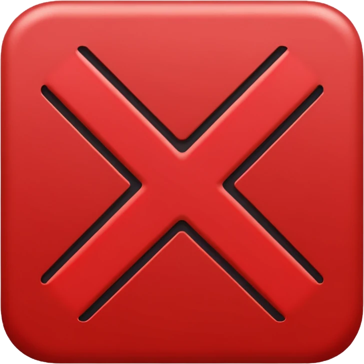 redd işareti emoji