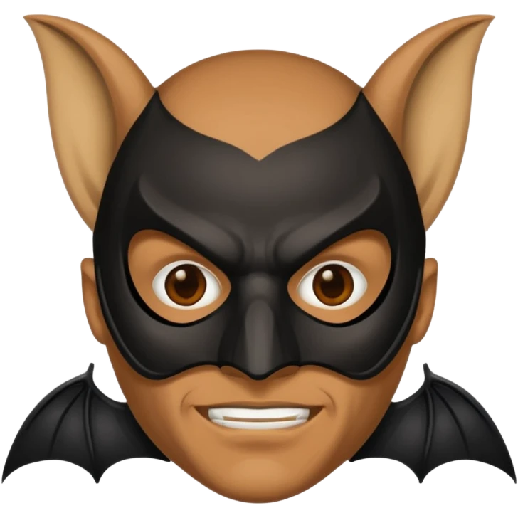 Bat man emoji