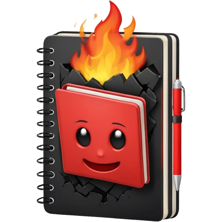 malwarebytes butning notebook emoji