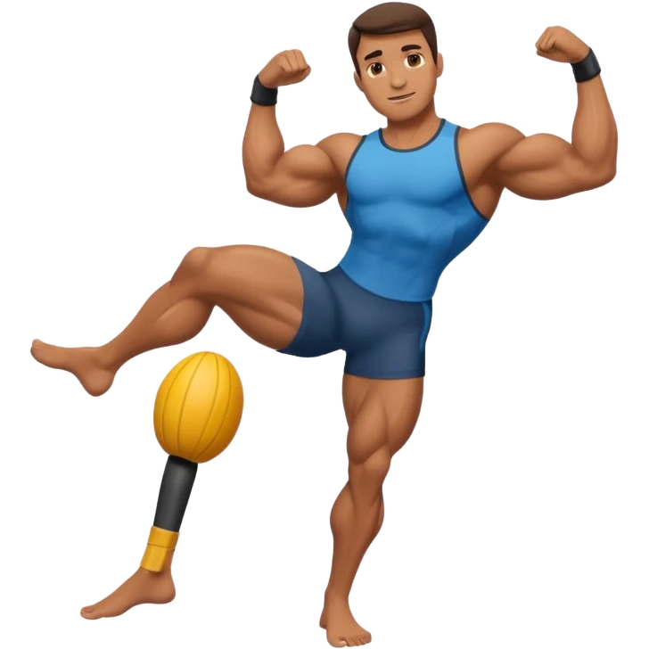leg extension emoji