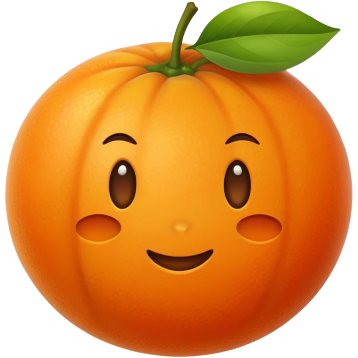 Quad orange emoji
