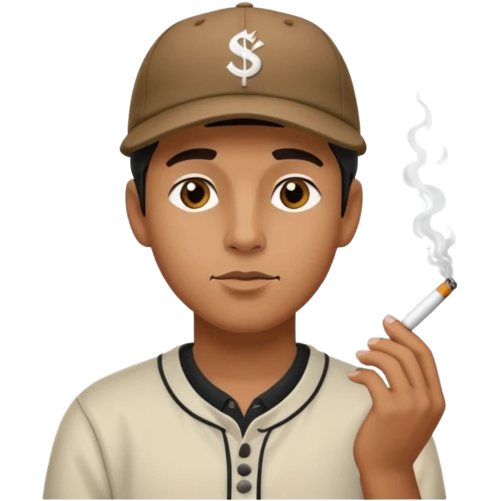 😁🧢🚬 emoji