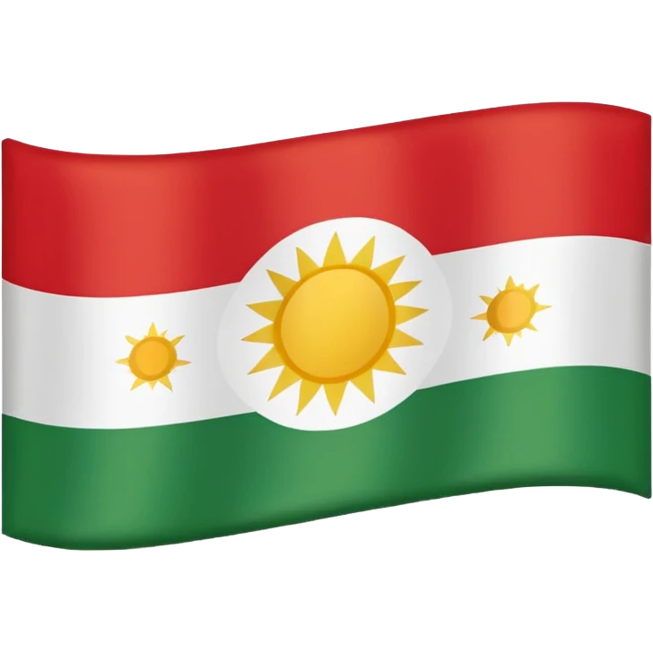 kurdistan flag emoji