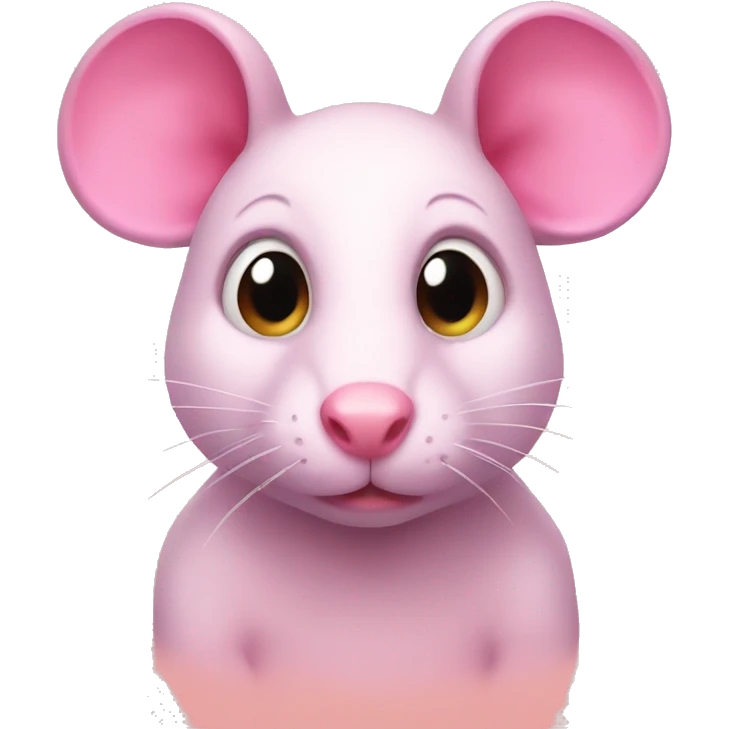 Pink rat emoji