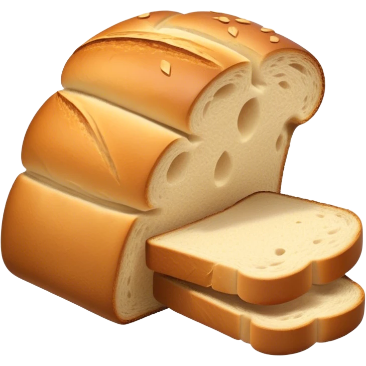 single slice of bread folded in half diagonally  emoji