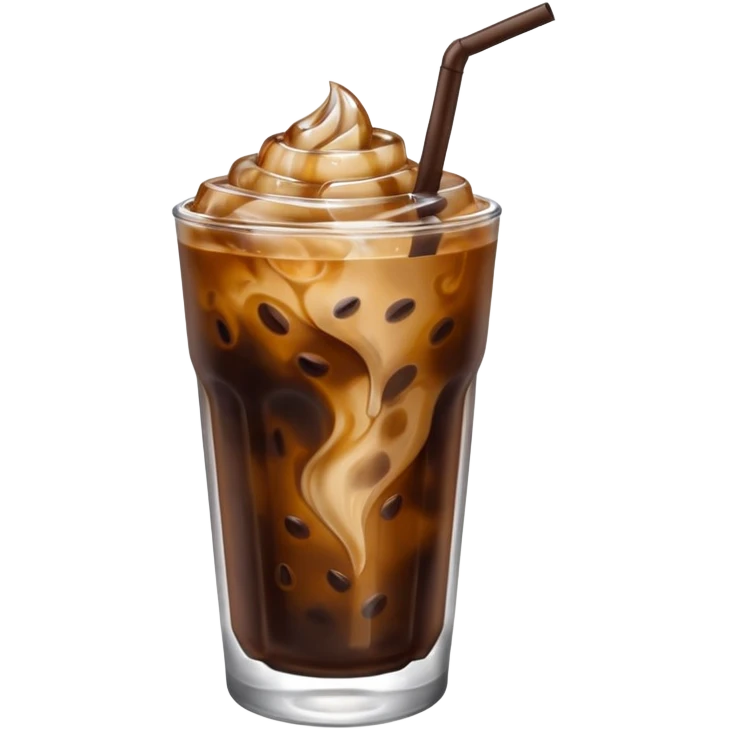 Iced coffee emoji