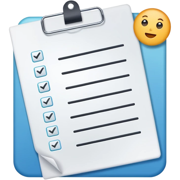 survey
 emoji