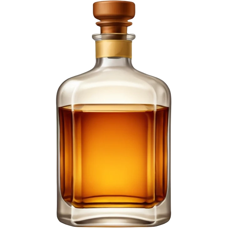 wiskey bottle emoji