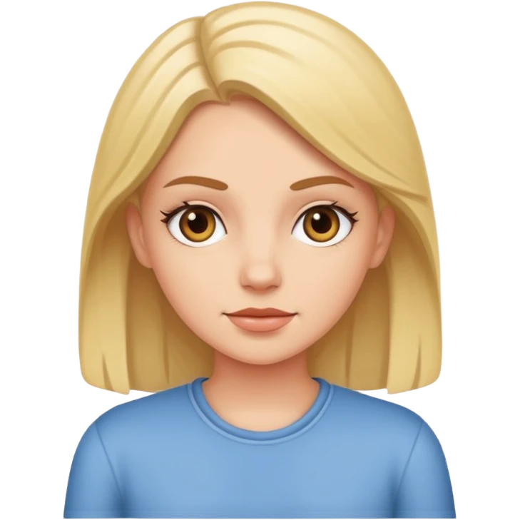 White girl, syd emoji