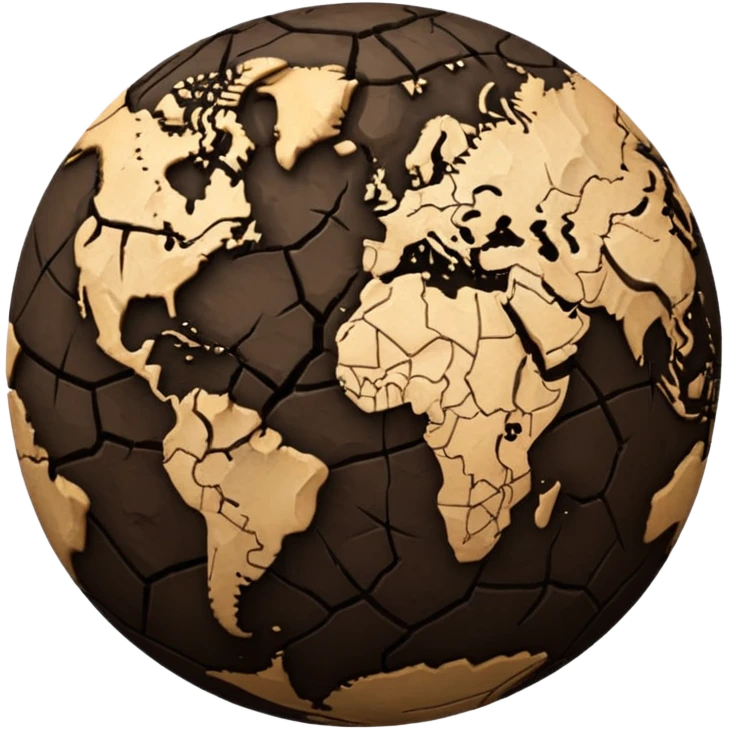 black earth with circles  emoji