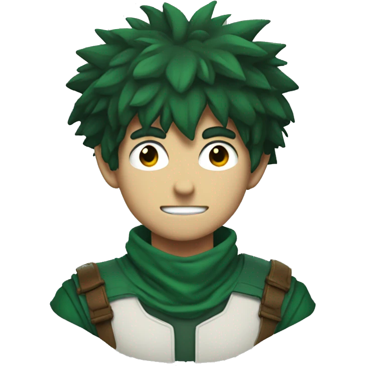 deku from my hero acadamia emoji
