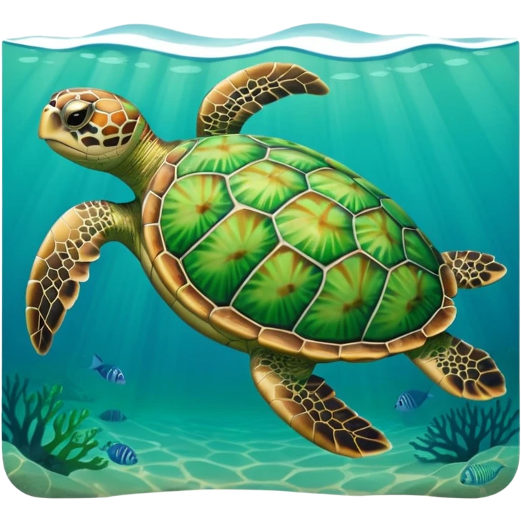 sea turtle emoji
