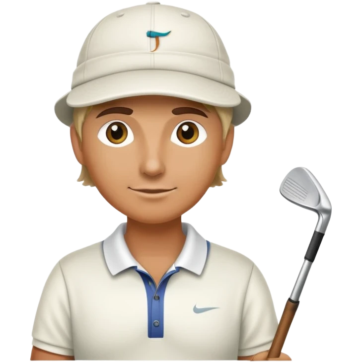 Florida golfing emoji