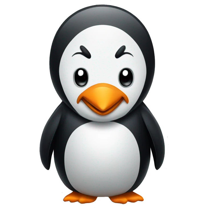 Angry penguin  emoji