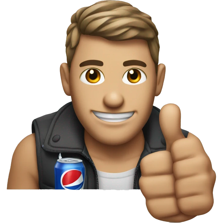 a men face with thums up emoji