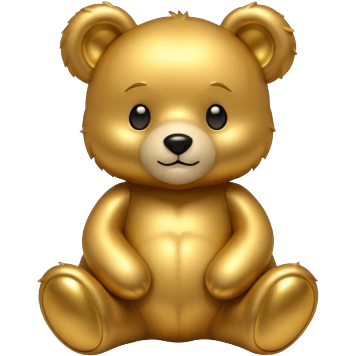 gold tedy bear emoji