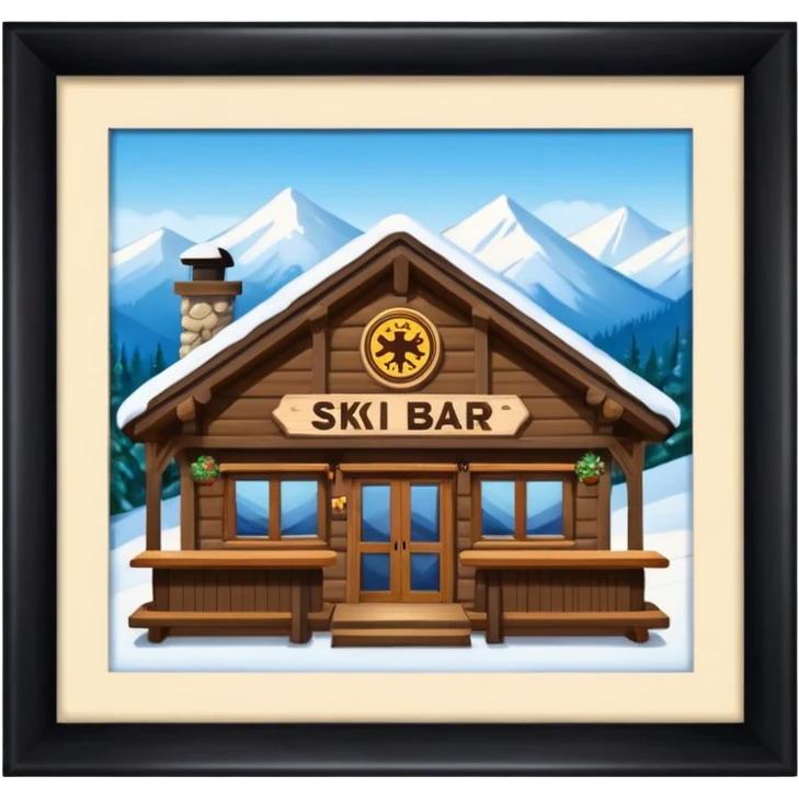 ski bars emoji