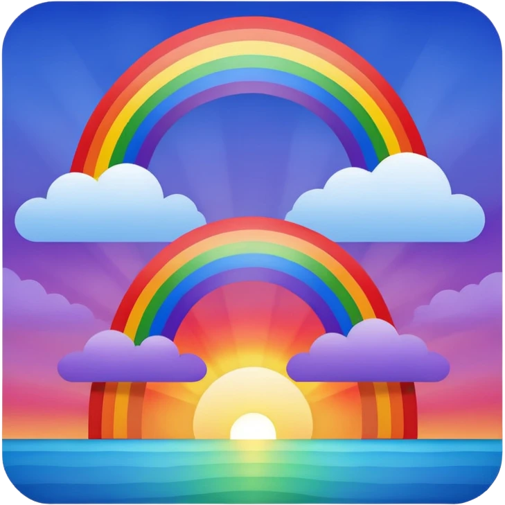 🎈🌄🌈 emoji