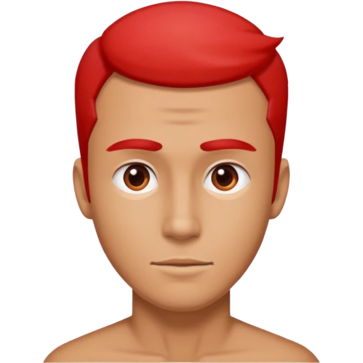 Guy with big red L on forehead emoji
