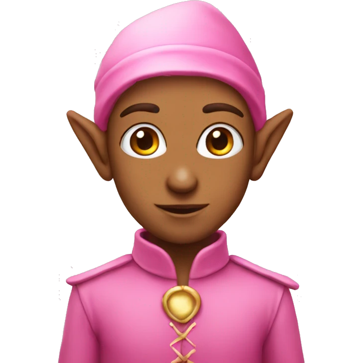 elf pink  emoji
