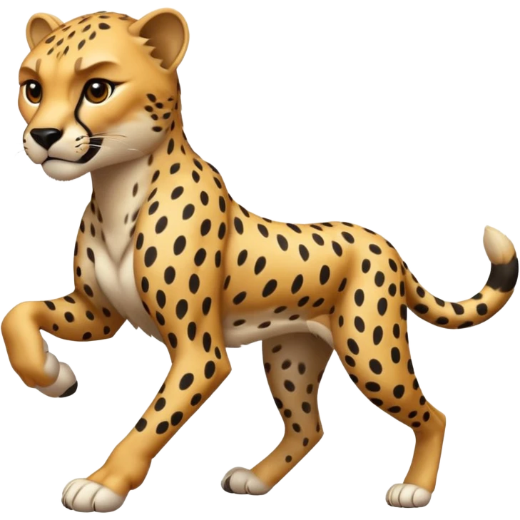 Angry Cheetah running emoji