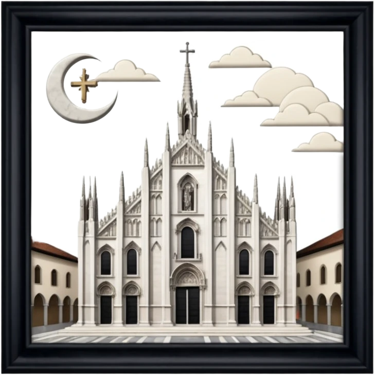 chiesa del duomo di Milano emoji